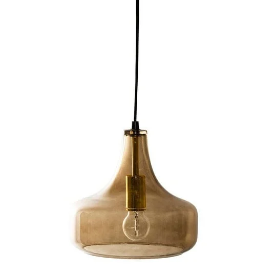 Yuser Lámpara Colgante Brown/Glass - Bloomingville