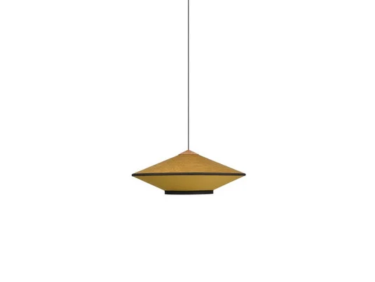 Lámpara colgante Cymbal M, dorada, Ø 70 cm, E27 - Forestier