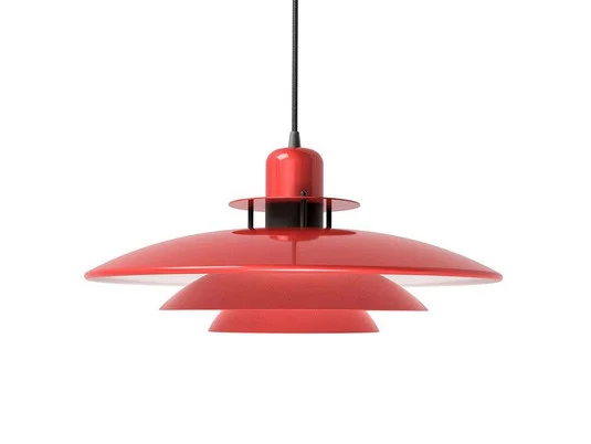 Primus I Lámpara Colgante Ø43 Glossy Red/Matt Black - Belid