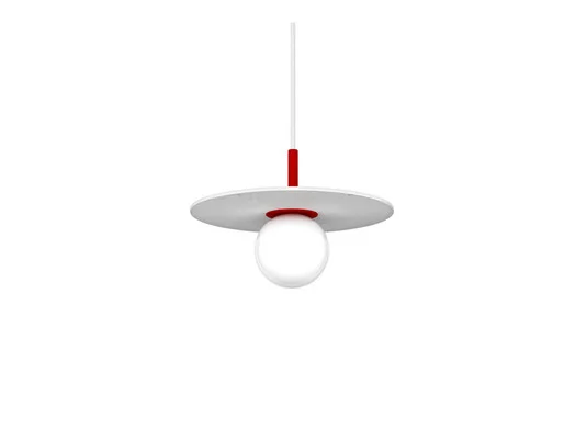 Pluto Small Lámpara Colgante Strawberry Red - Swedish Ninja