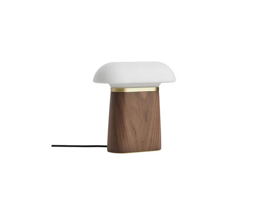 Nova Lámpara de Sobremesa Walnut/Opal - Woud