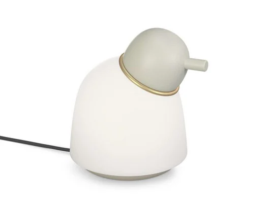 Bird Lámpara de Sobremesa H21,5 Sand/Brass/Opal - Belid