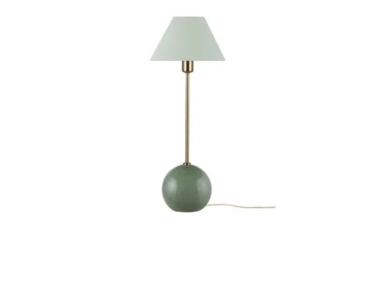 Lámpara de mesa IRIS de Globen Lighting, verde, altura 51 cm