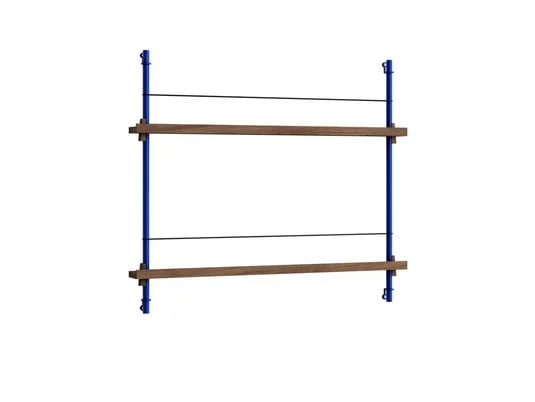 Magazine Shelving 65 Estante Smoked Oak/Deep Blue - Moebe