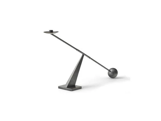 Portavelas Interconnect, bronce, altura 42 cm - Audo
