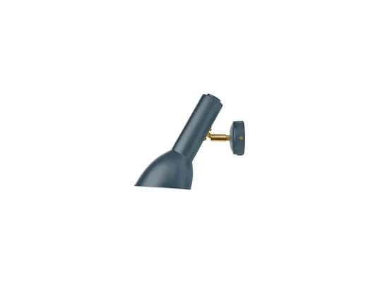 Oblique Aplique de Pared HW Brass/Petrol Blue - Cph Lighting