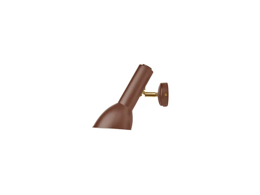 Oblique Aplique de Pared HW Brass/Tile Red - Cph Lighting