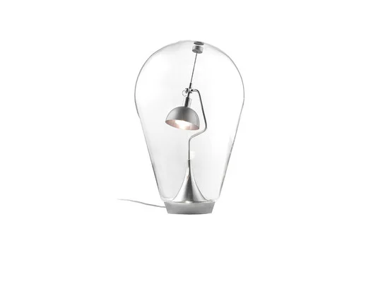 Blow LED Lámpara de Sobremesa 3-step Dim. Chrome/Clear - Lodes