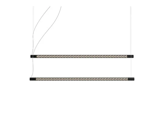 Squiggle H10 Lámpara Colgante 2700K Matt Black - Rotaliana