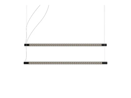 Squiggle H10 Lámpara Colgante 3000K Matt Black - Rotaliana