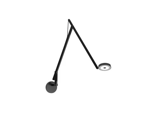 String W2 Aplique de Pared DTW Matt Black/Black - Rotaliana