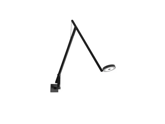 String W1 Aplique de Pared DTW Matt Black/Silver - Rotaliana