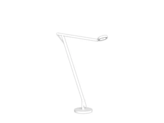 Lámpara de pie String F1 TW Blanco mate/Plata - Rotaliana
