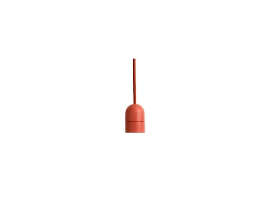 HAY E27 - Portalámparas colgante COMMON, rojo óxido, Ø 4,5 cm