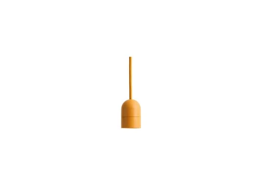 Portavelas colgante HAY E27 COMMON, amarillo, Ø 4,5 cm