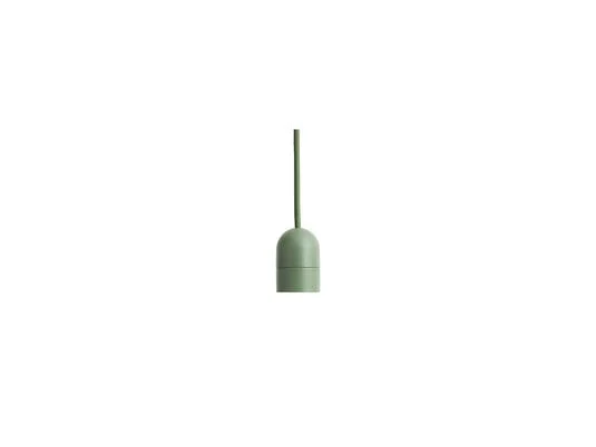 HAY E27 - Portalámparas colgante COMMON, verde, Ø 4,5 cm