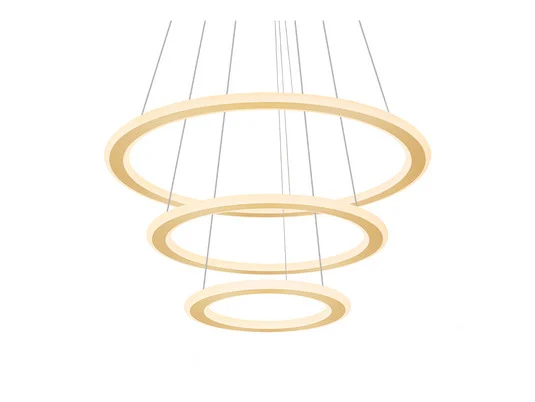 One Flat Lámpara Colgante Triple 2700/3000K Brass - SLV