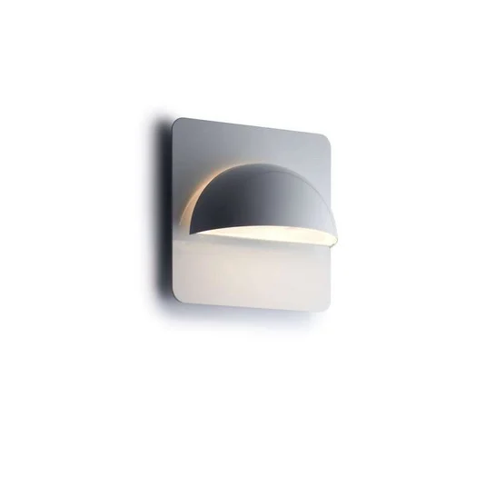 Rørhat Aplique Exterior w/Backplate Blanco - LIGHT-POINT