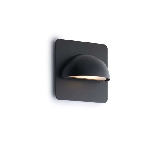 Rørhat Aplique Exterior w/Negroplate Negro - LIGHT-POINT