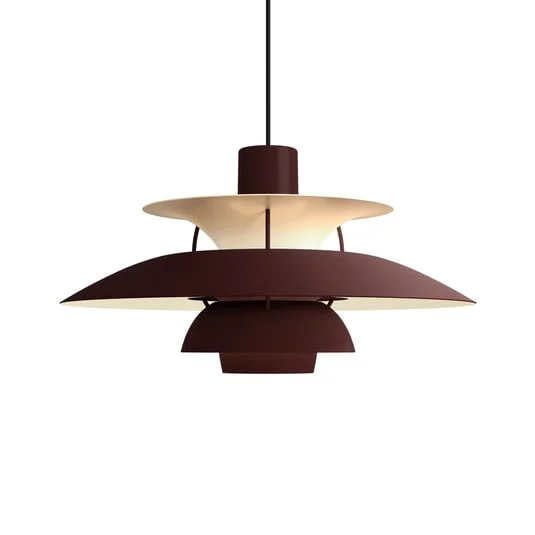 PH 5 Lámpara Colgante Monochrome Burgundy - Louis Poulsen