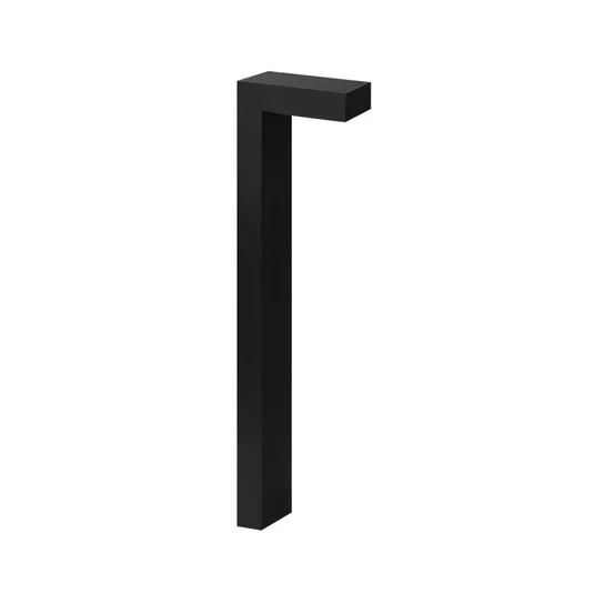 Bolardo luminoso LED asimétrico Asker, 55 cm, negro - Norlys