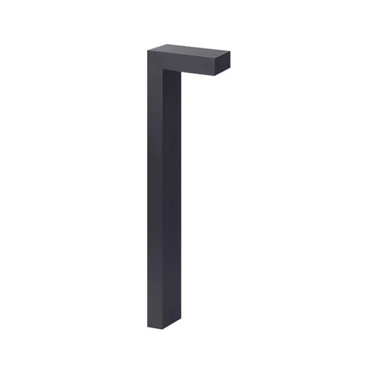 Bolardo luminoso LED asimétrico Asker, 55 cm, gris - Norlys