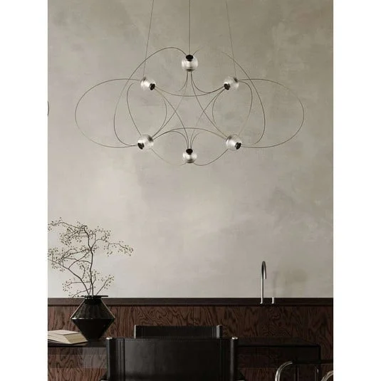 Munari 6 Lámpara Colgante Negro - DCW