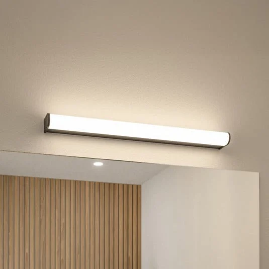 Aplique de pared LED Paulmann Arneb, negra, 59 cm, 3000 K, IP44