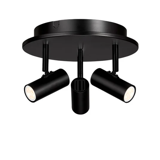 Cato Triospot Lámpara de Techo Mat Negro/Mate Negro - Belid