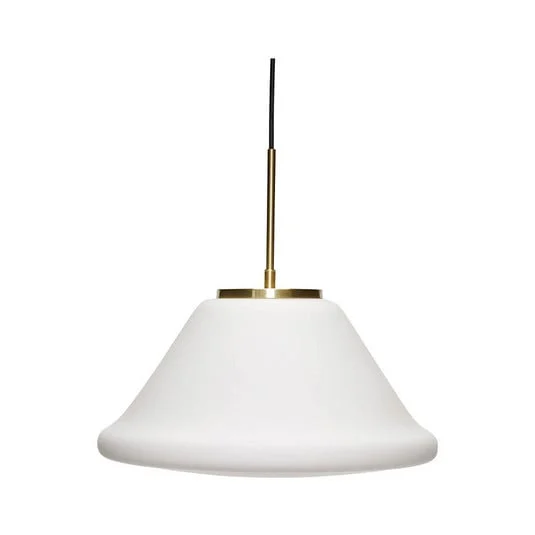 Muse Lámpara Colgante Triangular Blanco - Hübsch