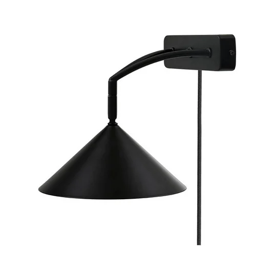 Curve Aplique de Pared Black - Globen Lighting