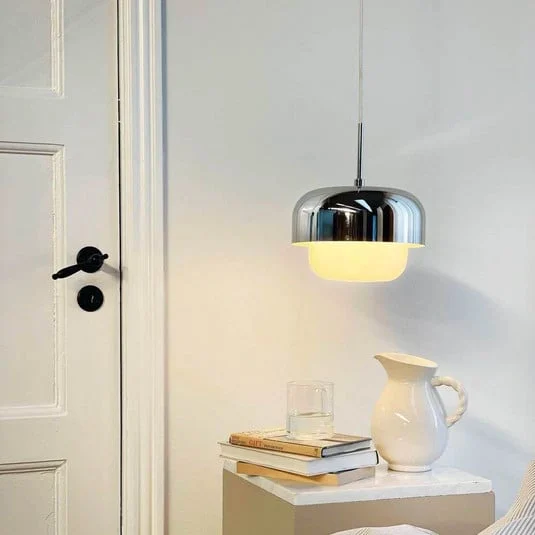 Lámpara colgante Haipot de Dyberg Larsen, cromada