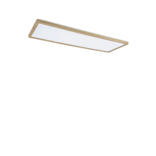 Panel LED Atria Shine de 58 cm, acabado madera, IP44, 3000 K,