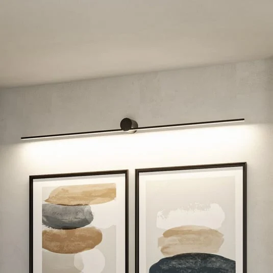 Aplique de pared LED Paulmann Sava, negro, 230 cm, IP44