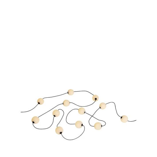 LOOM DESIGN Guirnalda de luces Miss Garland 12, IP44, PVC