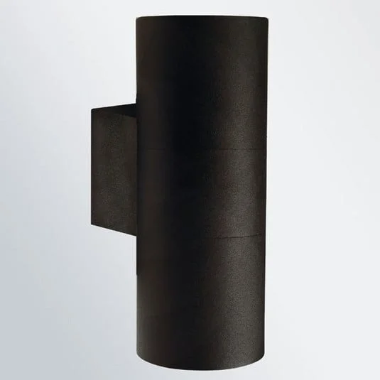 Tin Maxi Aplique de exterior doble negro