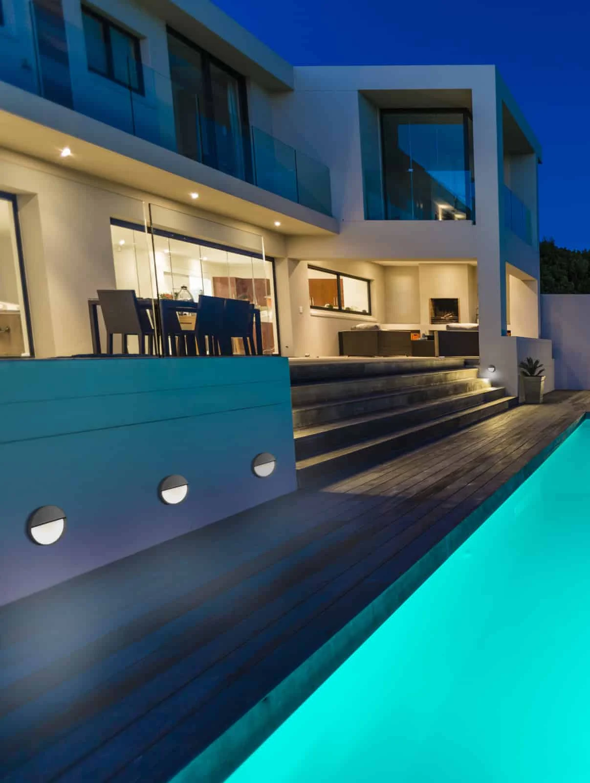 Mantra Baker Señalizador exterior LED IP54 gris oscuro 7013
