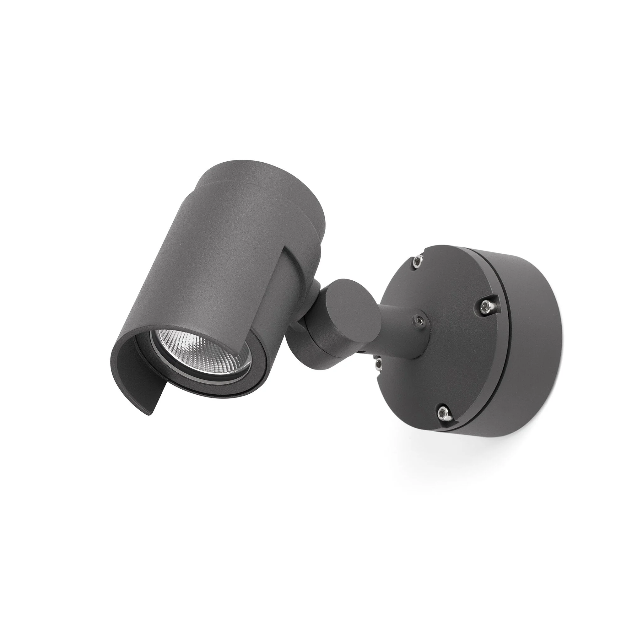 Proyector de exterior Faro Foc 13cm LED gris oscuro 3000K IP65 36° 70156