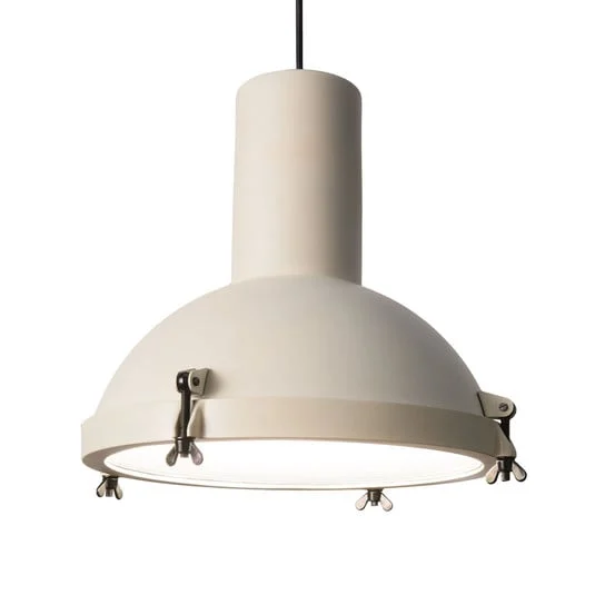 Nemo Projecteur 365 lámpara colgante exterior, blanco arena
