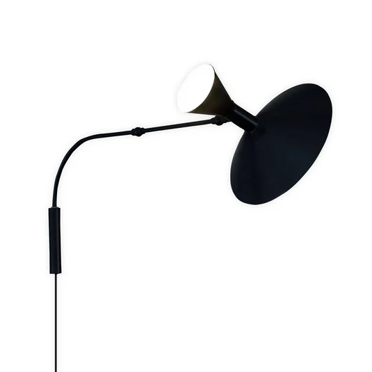 Aplique de pared Nemo Lampe de Marseille, negra