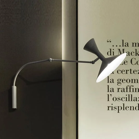 Nemo Mini Lampe de Marseille Aplique de Pared gris mate