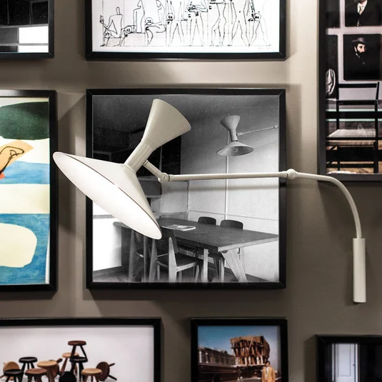 Nemo Mini Lampe de Marseille Aplique de Pared blanco