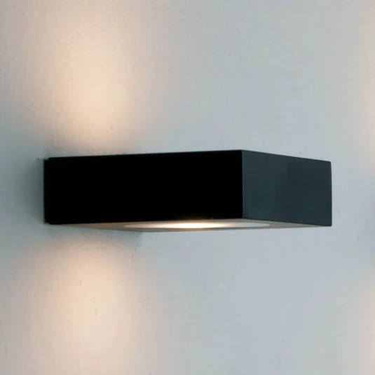Nemo Fix Aplique de pared LED arriba/abajo TRIAC negro