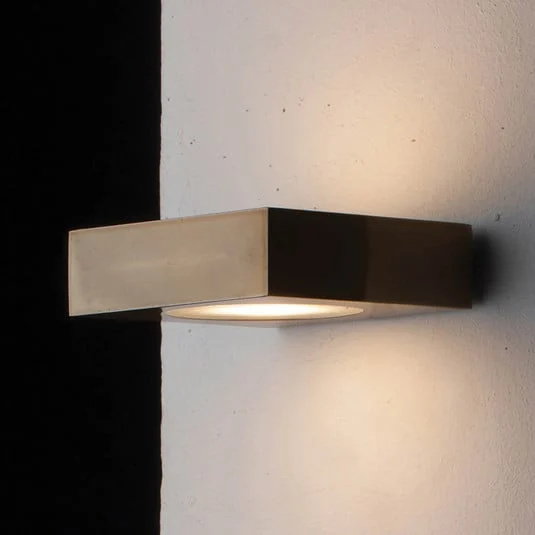 Nemo Fix Aplique de pared LED arriba/abajo TRIAC oro bruñido