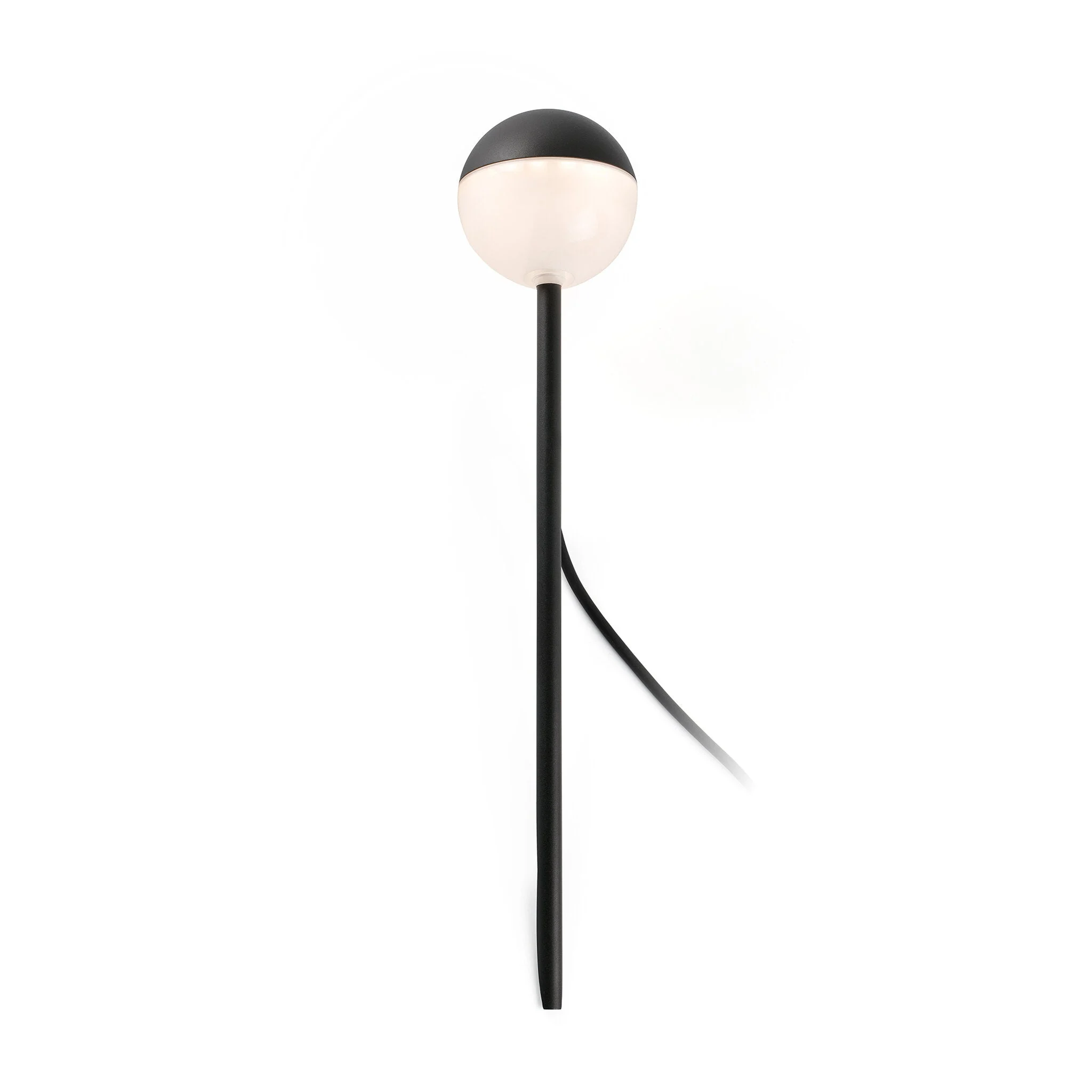 Estaca/Pincho de exterior Faro Piccola 60cm LED negro mate 2700K IP65 opal 70245