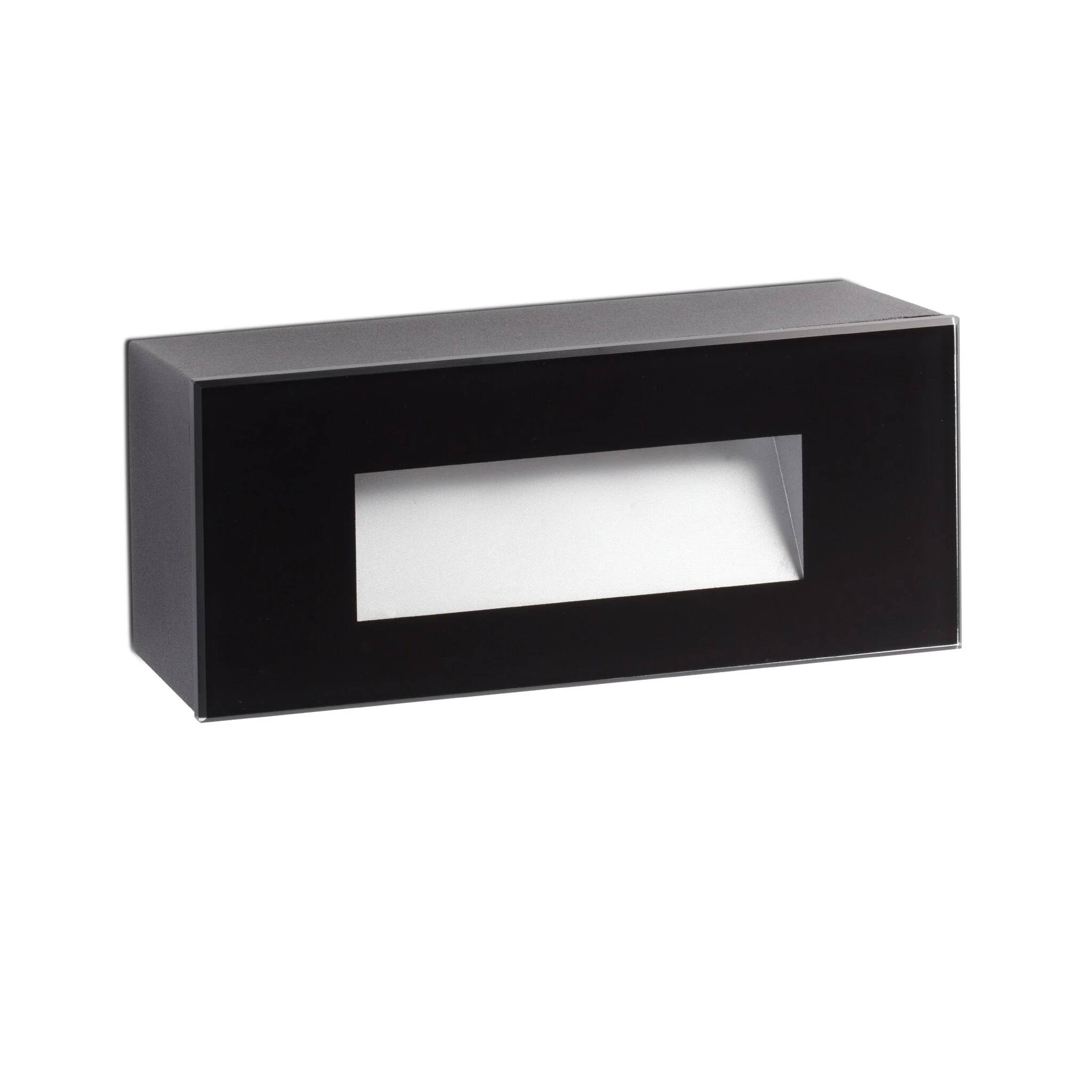 Empotrable de pared exterior Faro Dart LED negro mate 2700K IP65 100° rct 70278