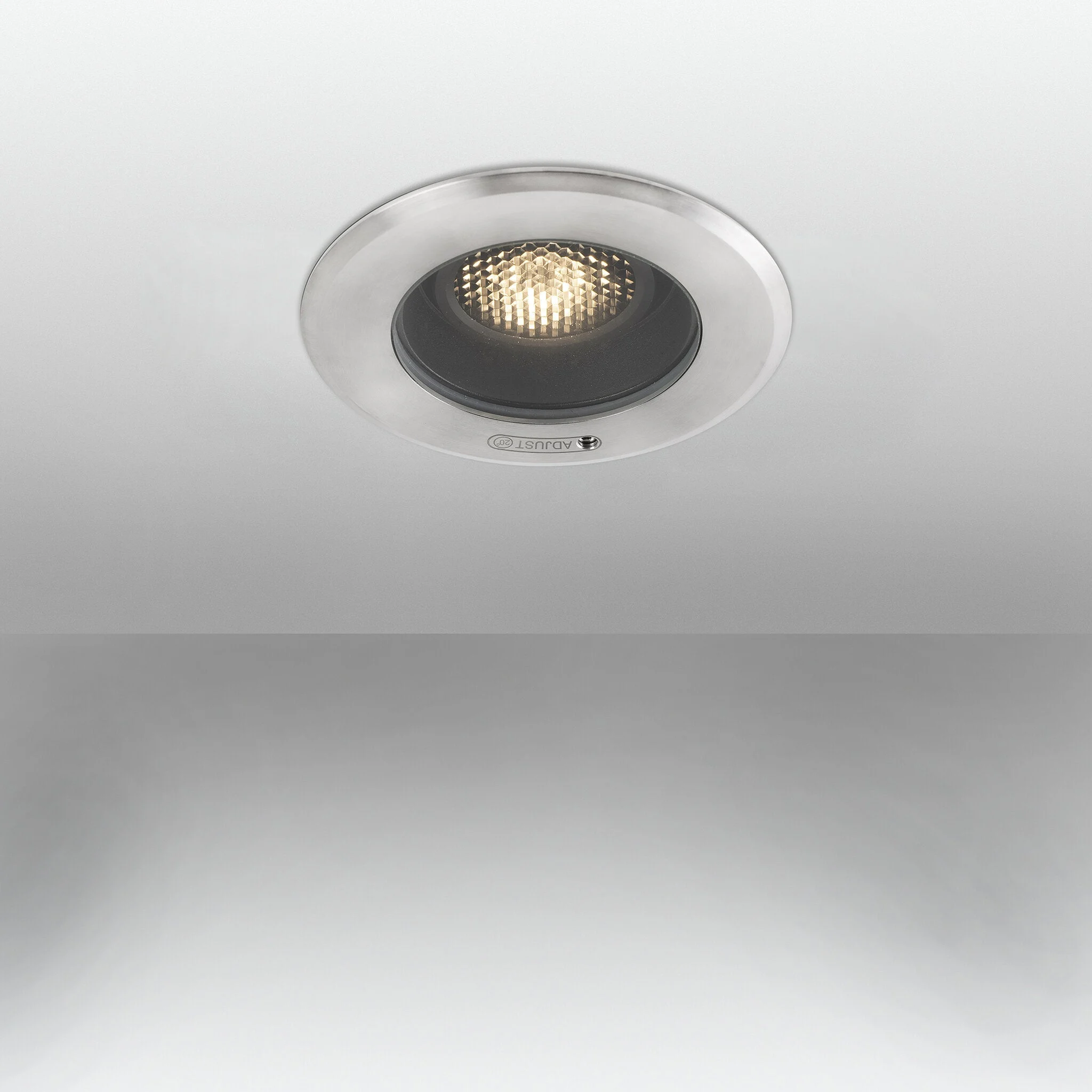 Downlight de exterior Faro Geiser 11cm GU10 LED gris IP67 80 70304