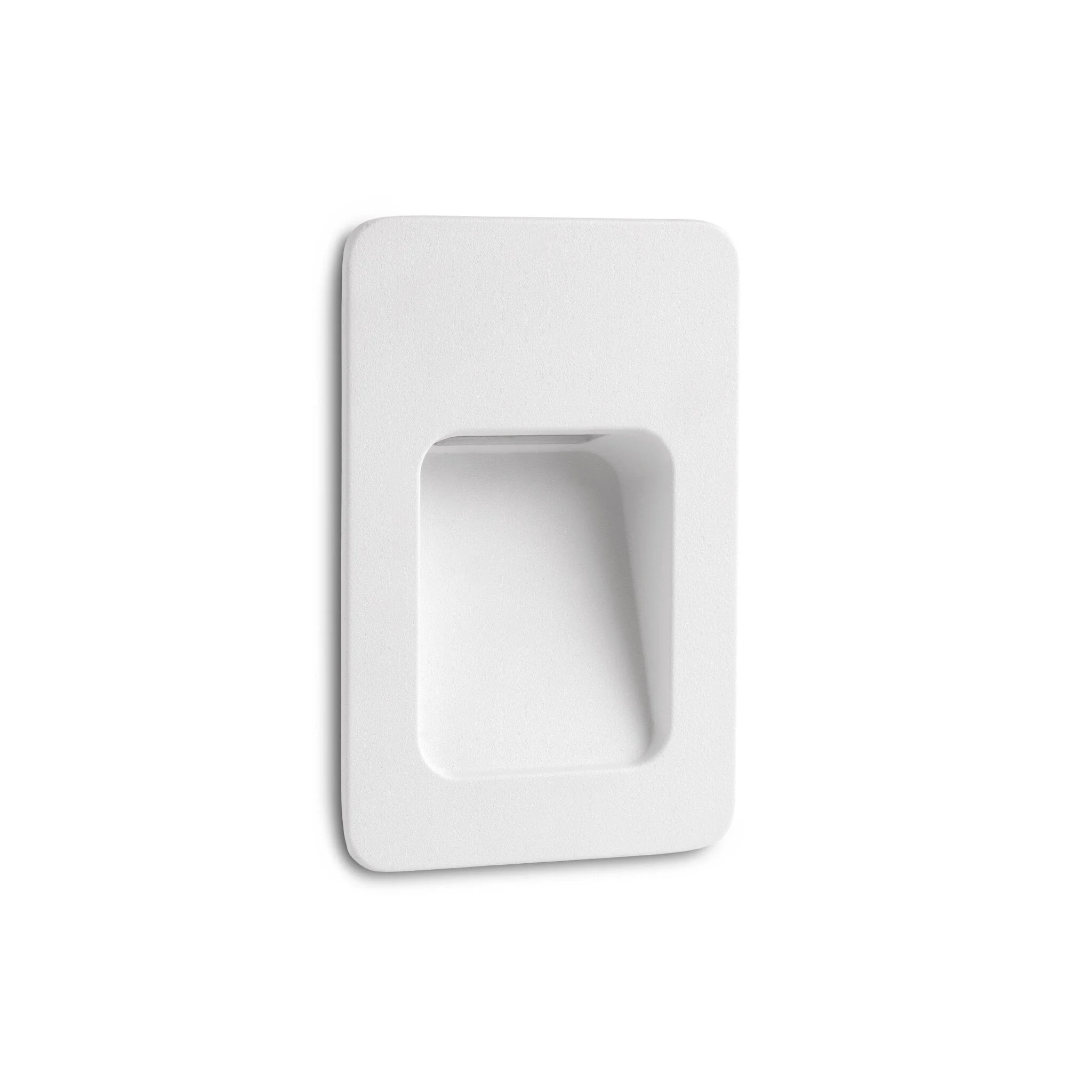 Empotrable de pared exterior Faro Nase 14cm LED blanco mate 3000K IP44 120° rct 70396