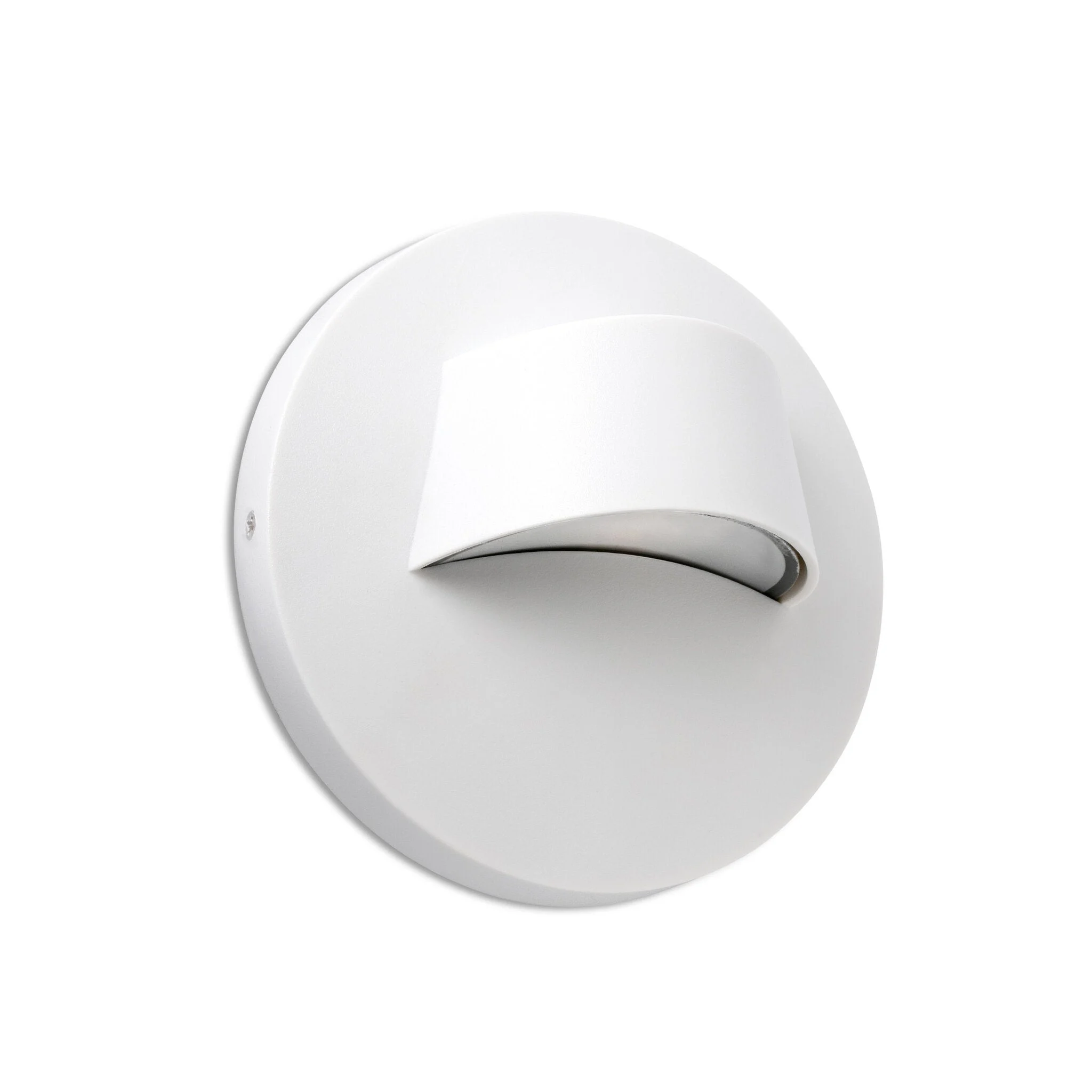 Aplique de exterior Faro Brow 12cm LED blanco mate 3000K IP44 opal 70408