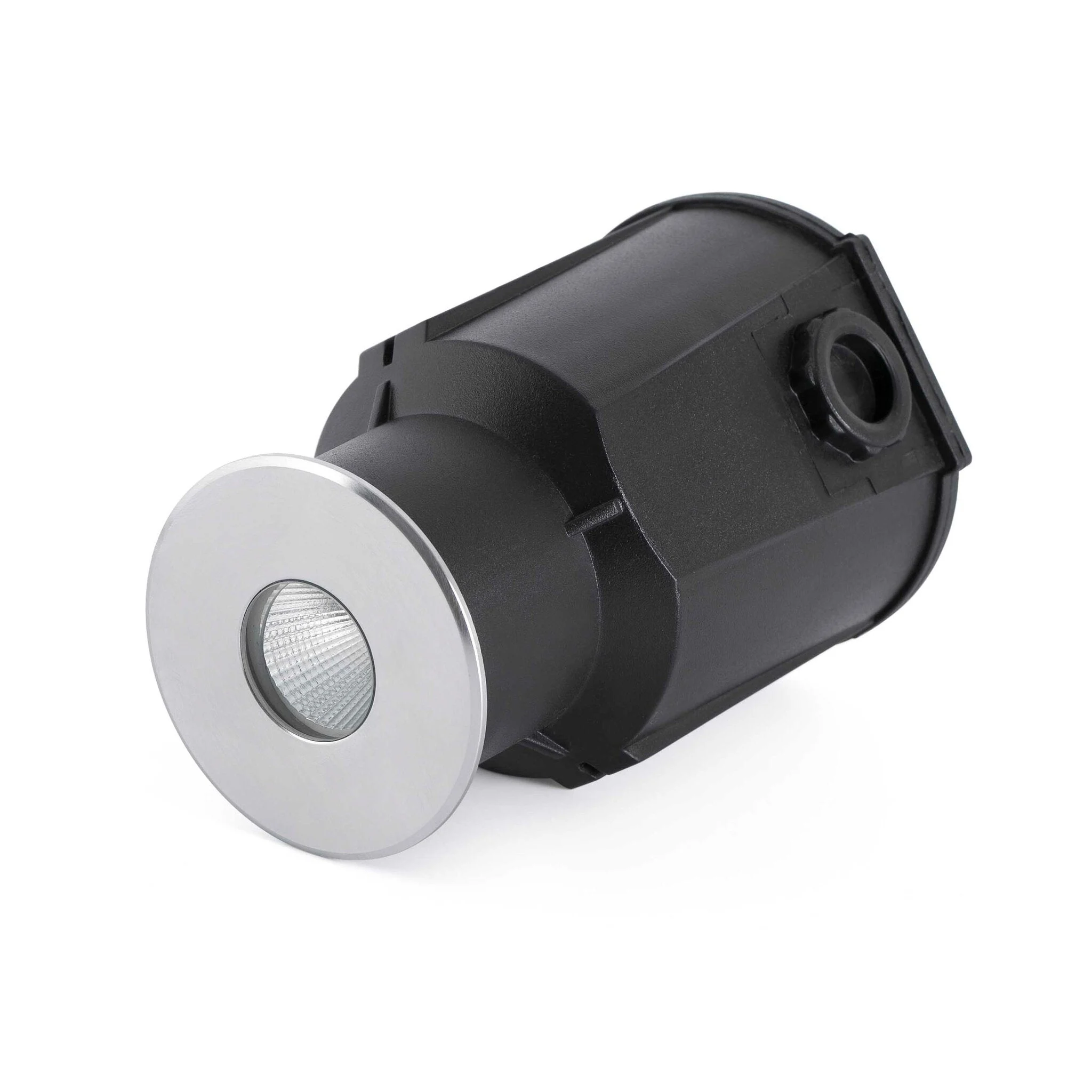 Empotrable de suelo exterior Faro Taro 14cm LED inoxidable satinado 3000K IP67 30° 70449